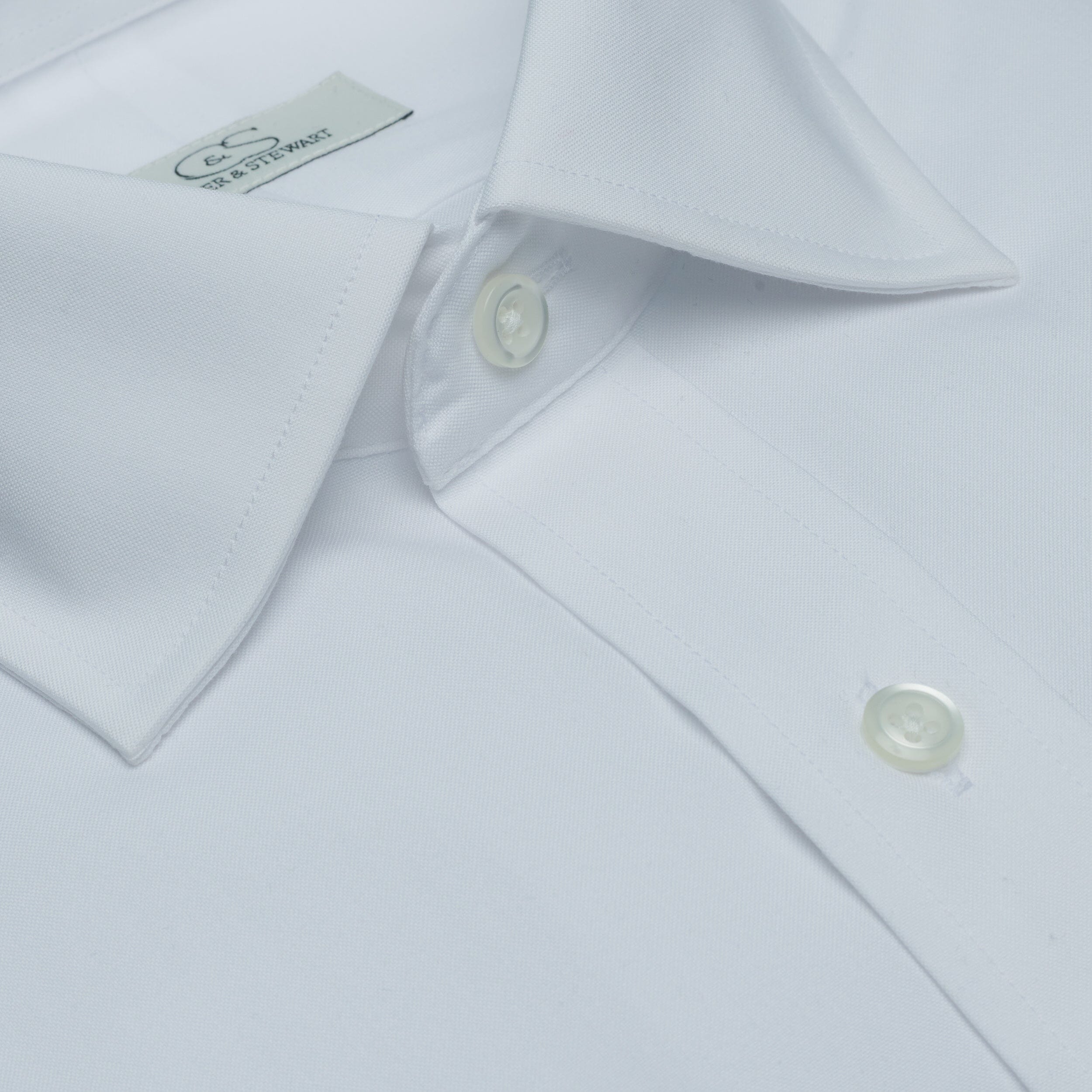 white french cuff dress shirt Men's White French Cuff Spread Collar Dress Shirt – Cooper & Stewart