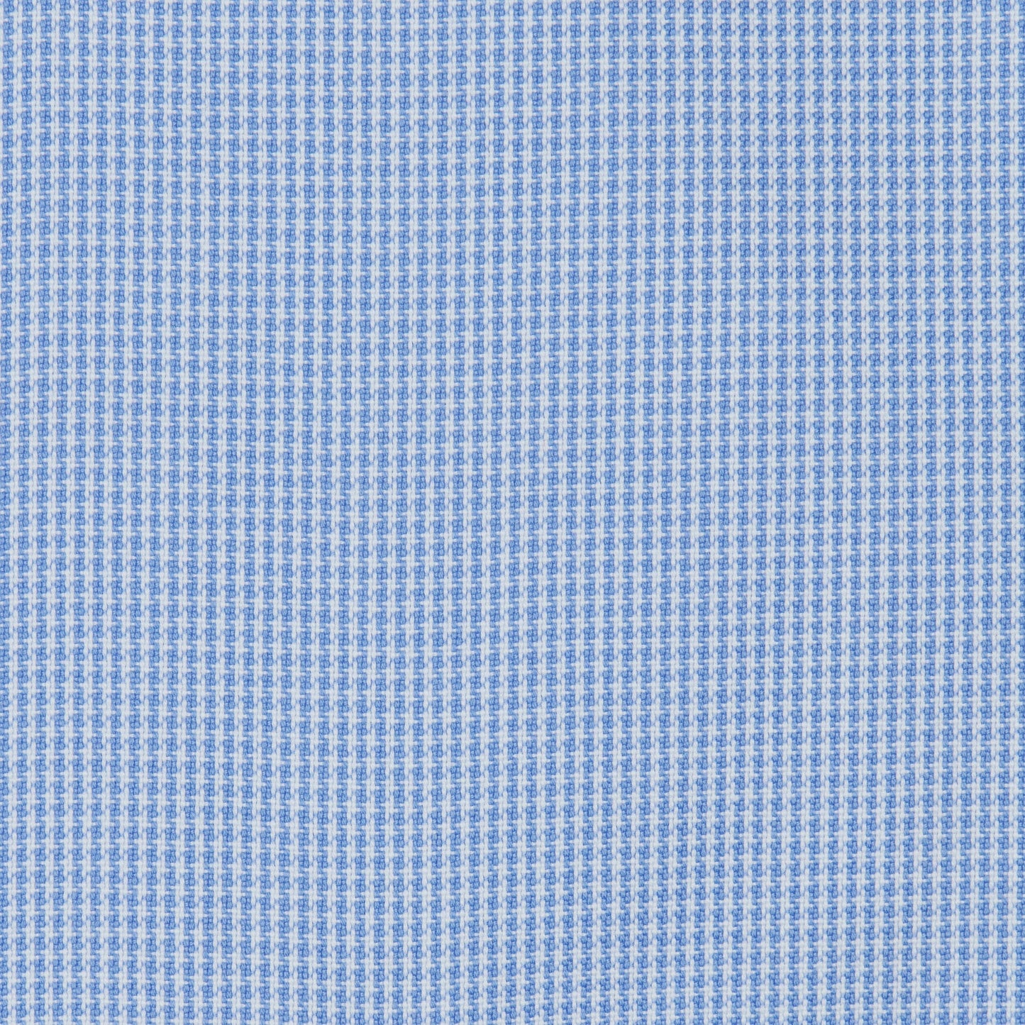 051 TF BD - Blue Houndstooth Tailored Fit Button Down Collar Cooper and Stewart