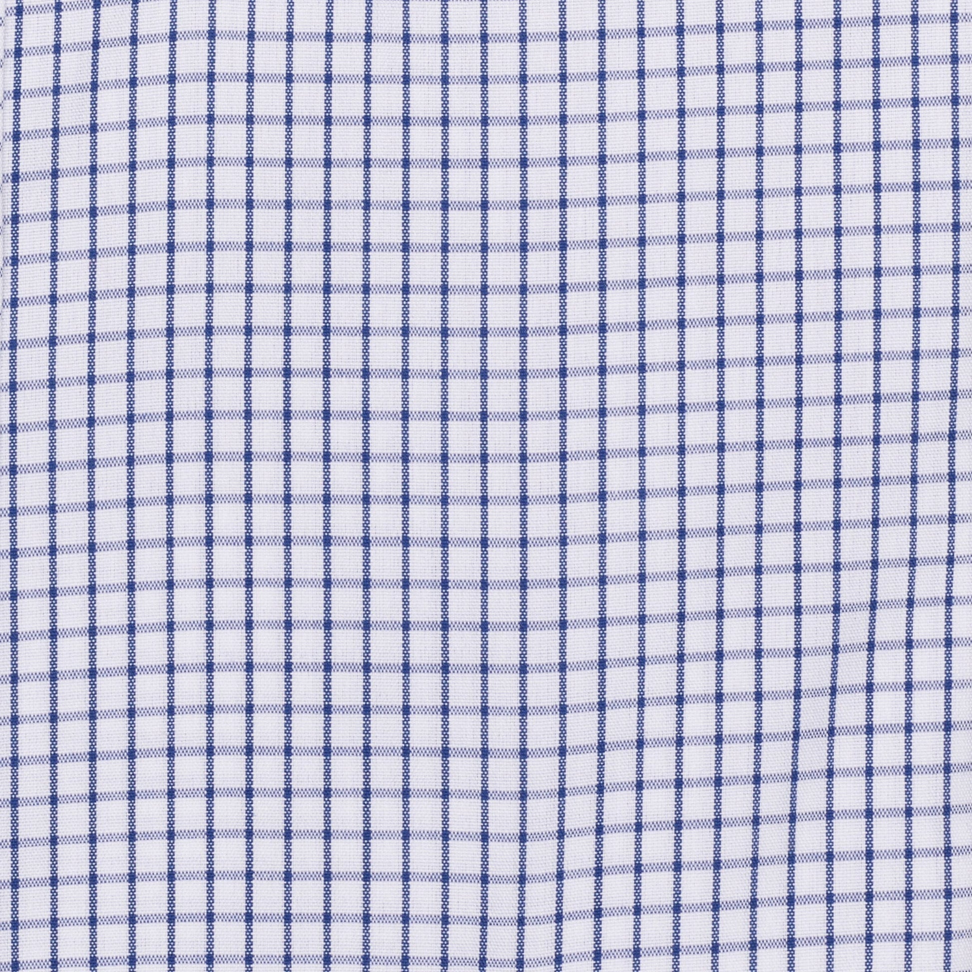 015 BD - Blue Classic Check Button Down Collar Cooper and Stewart 