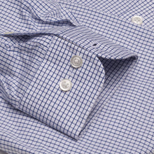 015 BD - Blue Classic Check Button Down Collar Cooper and Stewart 