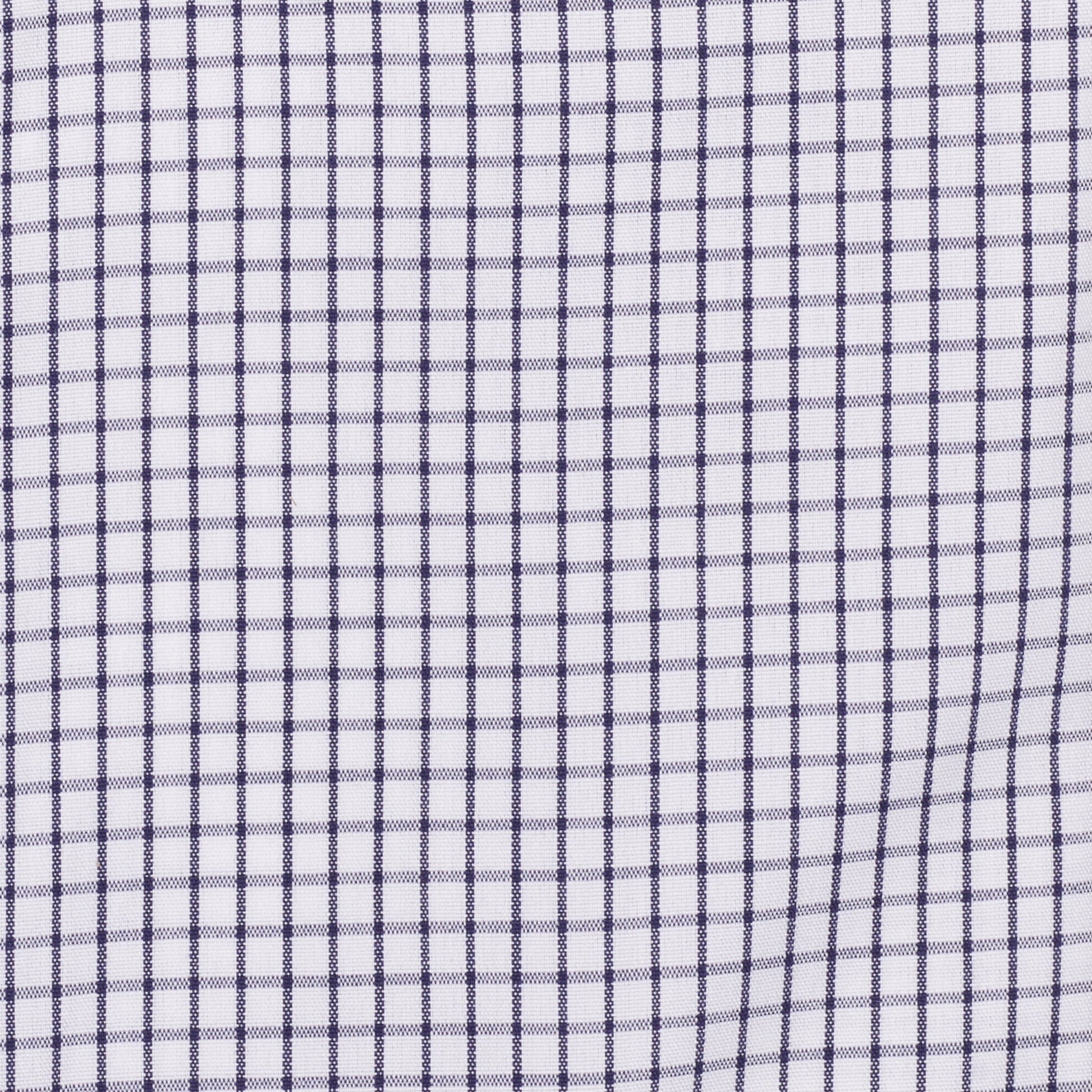 016 TF BD - Black Classic Check Tailored Fit Button Down Collar Cooper and Stewart 