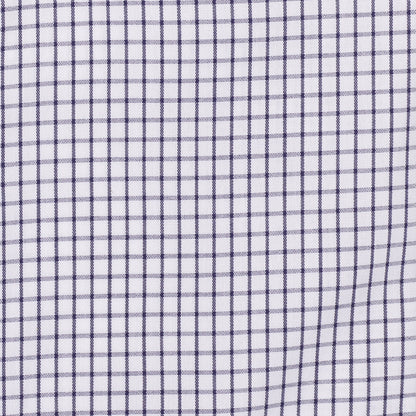 016 TF BD - Black Classic Check Tailored Fit Button Down Collar Cooper and Stewart 