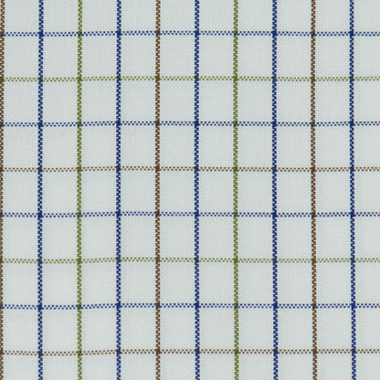 019 CP TF BD - Multi Windowpane Tailored Fit Button Down Collar Cooper and Stewart 
