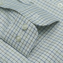 019 CP TF BD - Multi Windowpane Tailored Fit Button Down Collar Cooper and Stewart 
