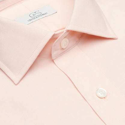 035 TF SC - Melon Tailored Fit Spread Collar Cooper and Stewart 