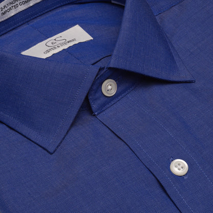 037 SC - French Blue Spread Collar Cooper and Stewart 