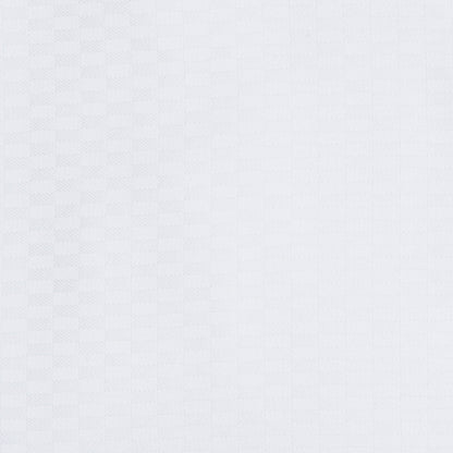 043 SC - White Tonal Check Spread Collar Dress Shirt Cooper and Stewart 