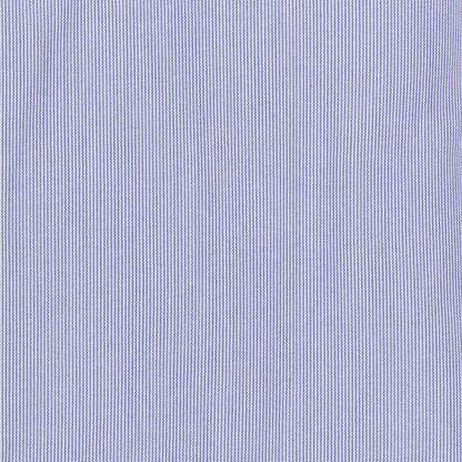 048 SC - Blue Fine Line Stripe Spread Collar Cooper and Stewart 