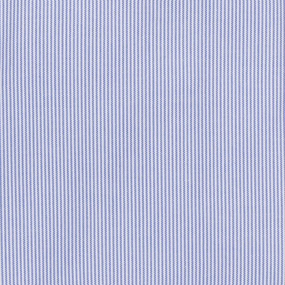 049 BD - Blue Fine Line Stripe Button Down Collar Cooper and Stewart 