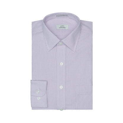 050 SC - Berry Graph Check Spread Collar Cooper and Stewart 