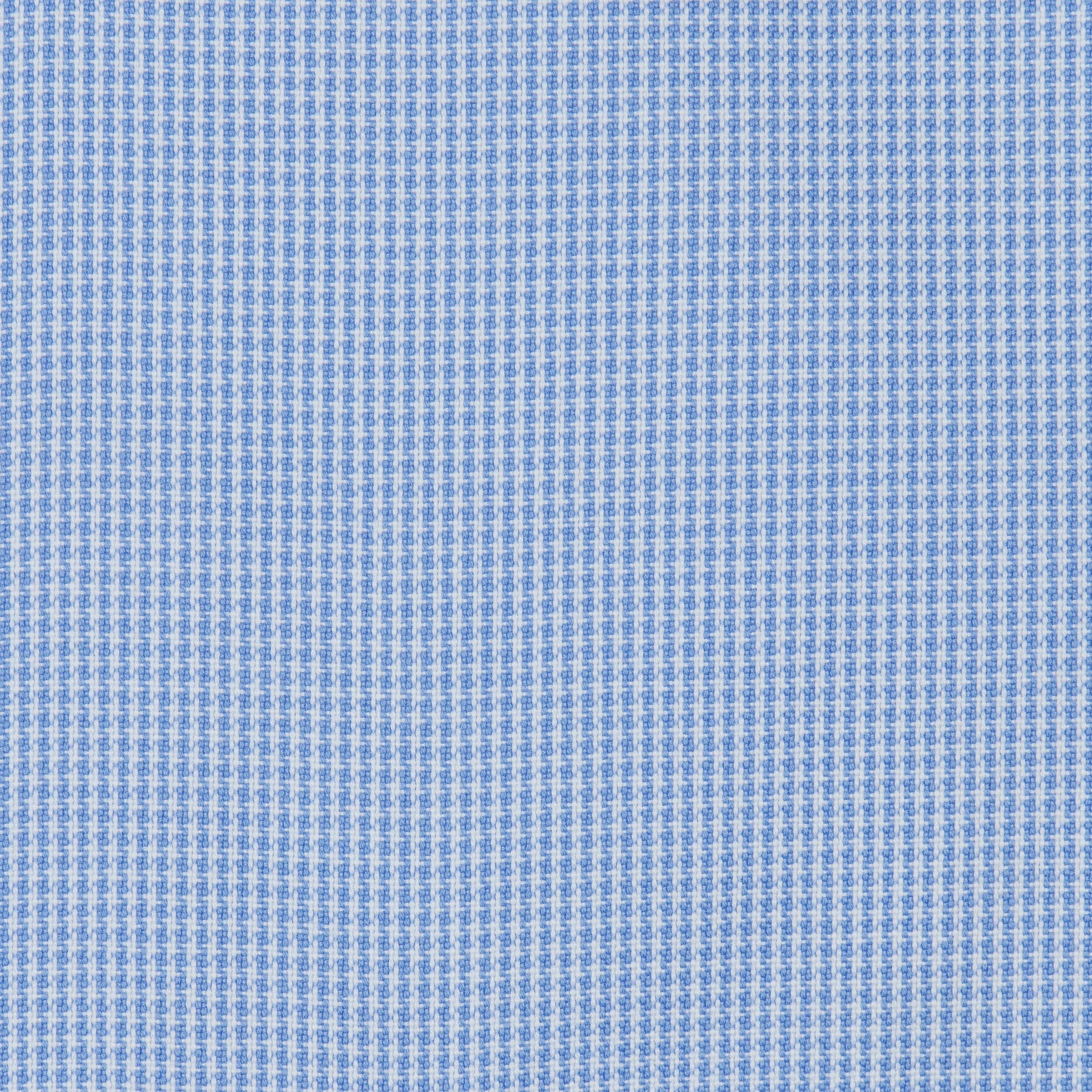 051 TF BD - Blue Houndstooth Tailored Fit Button Down Collar Cooper and Stewart 