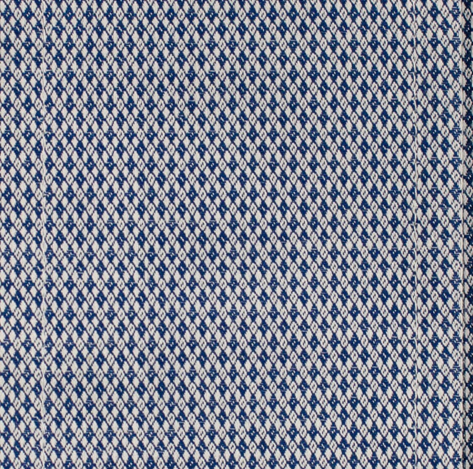 053 TF SC - Blue Diamond Dobby Tailored Fit Spread Collar Dress Shirt Cooper and Stewart 