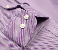 055 TF SC - Lavender Diamond Dobby Tailored Fit Spread Collar Dress Shirt Cooper and Stewart 