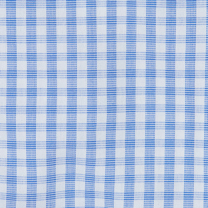 056 TF SC - Blue Country Check Tailored Fit Spread Collar Cooper and Stewart 