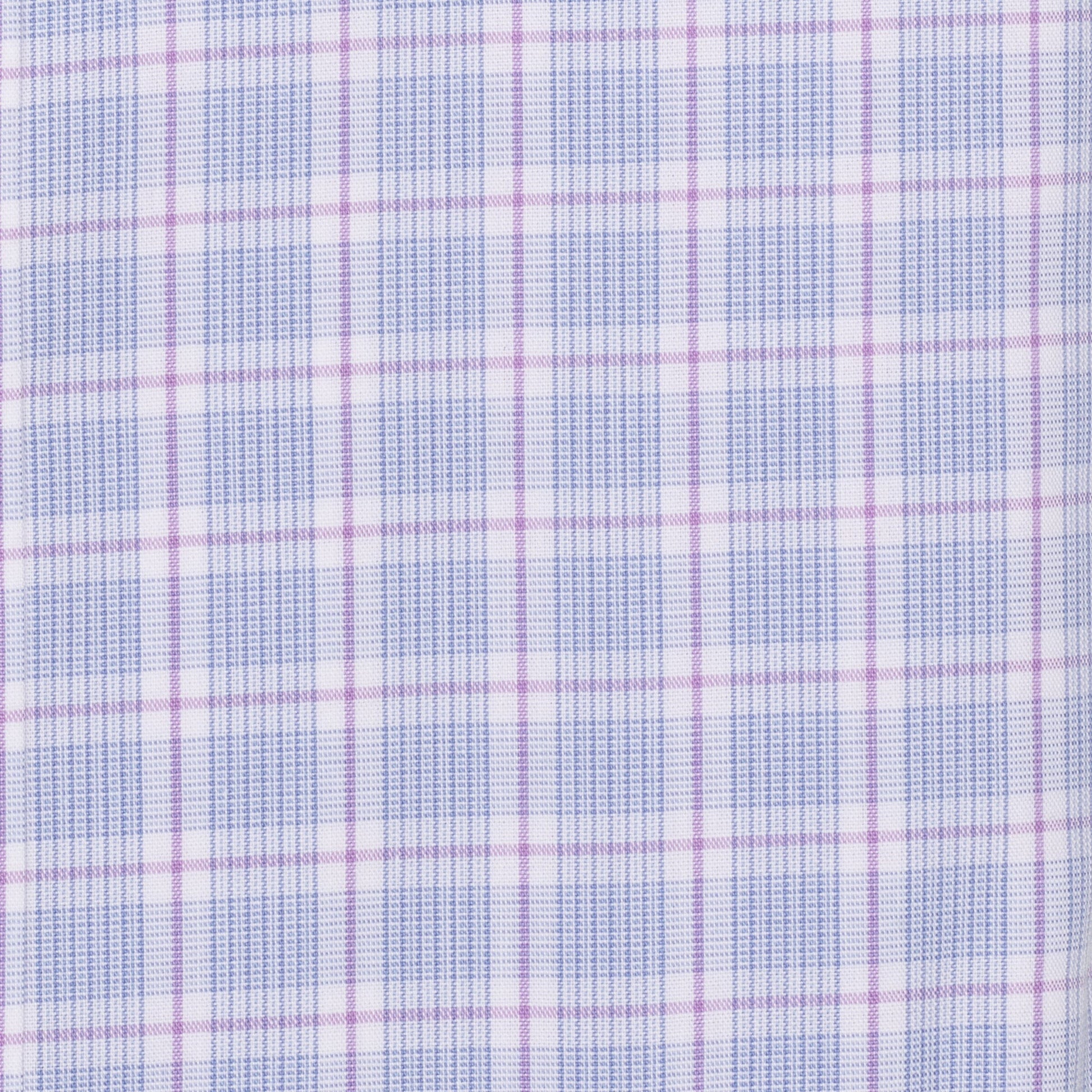 066 SC - Multi Track Plaid Spread Collar Cooper and Stewart 
