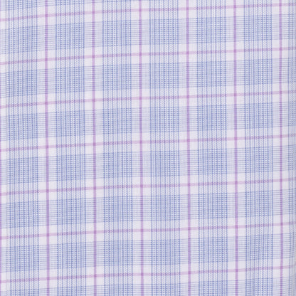 066 SC - Multi Track Plaid Spread Collar Cooper and Stewart 