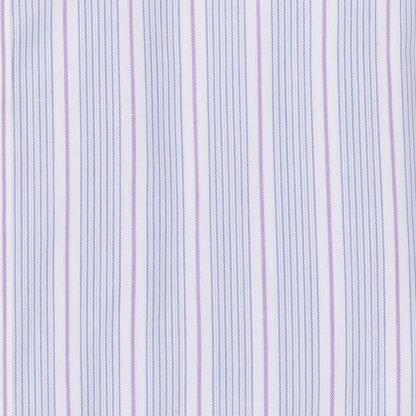 070 SC - Multi Track Stripe Spread Collar Cooper and Stewart 