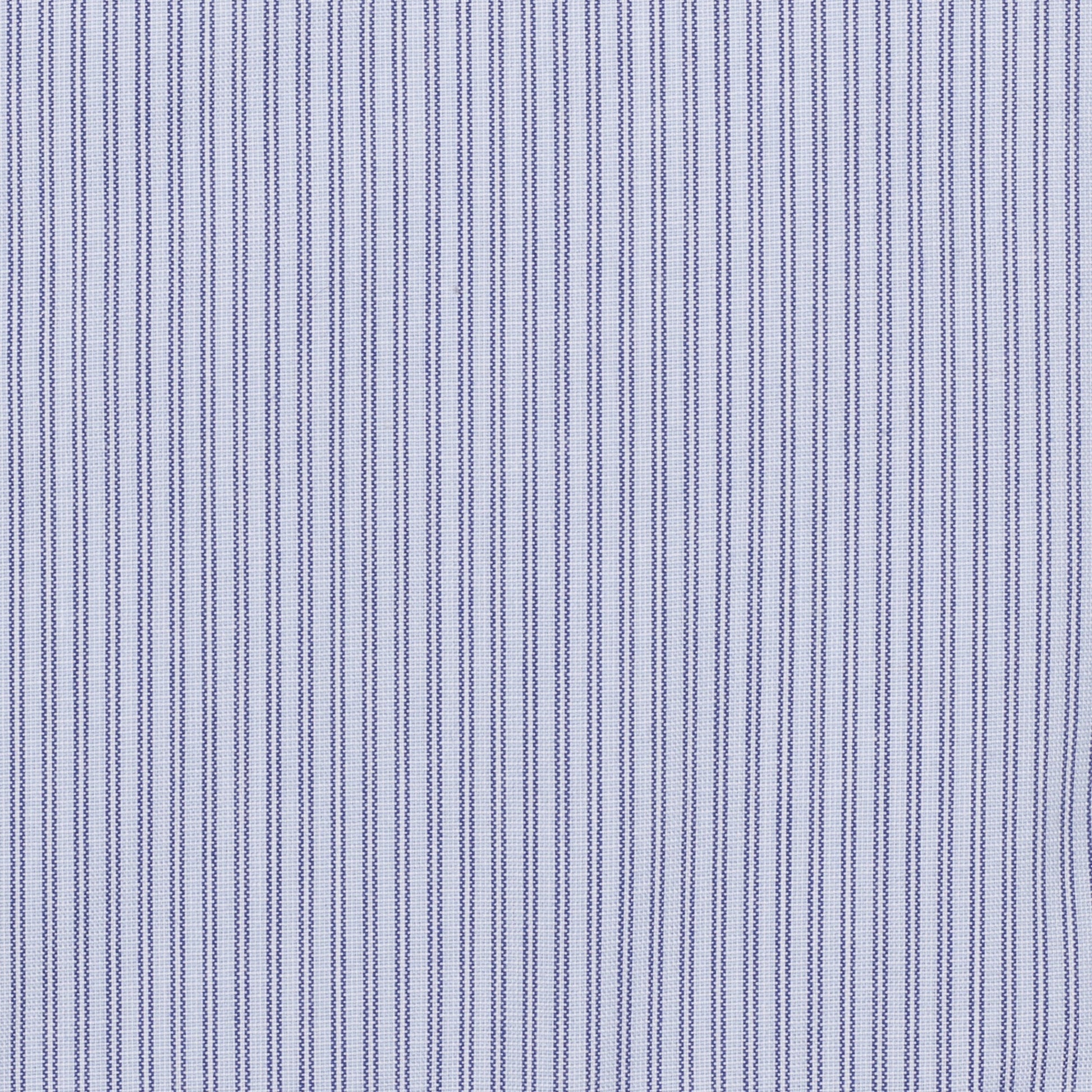 074 BD - Blue Double Line Stripe Button Down Collar Cooper and Stewart 