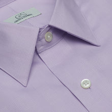 085 TF SC - Lavender Glen Plaid Tailored Fit Spread Collar Cooper and Stewart 