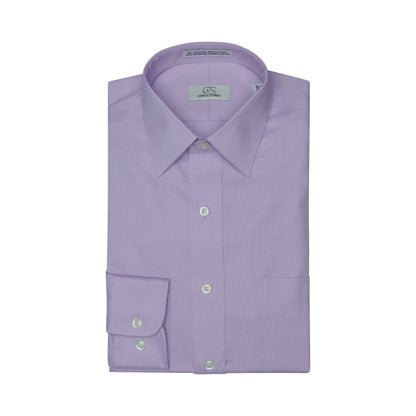 085 TF SC - Lavender Glen Plaid Tailored Fit Spread Collar Cooper and Stewart 