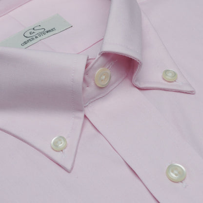 096 BD - Pink Button Down Collar Cooper and Stewart 