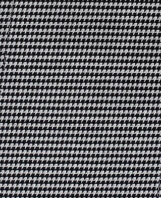 102 SC - Black & White Dobby Houndstooth Spread Collar Cooper and Stewart 