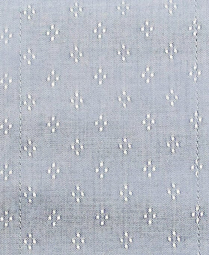 136 SC - Blue Ground Ditzy Spread Collar Cooper and Stewart 
