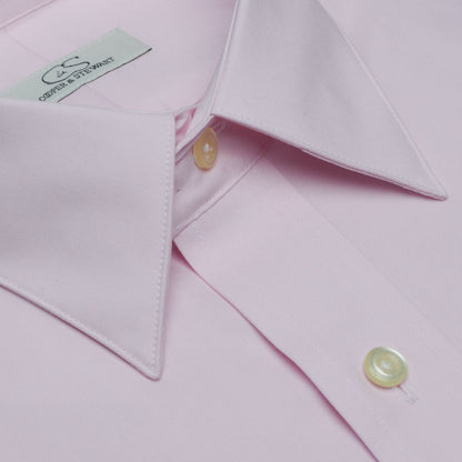 096 TF SC - Pink Tailored Fit Spread Collar Cooper and Stewart 