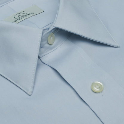 039 SC - Grey Spread Collar Dress Shirt Cooper and Stewart 