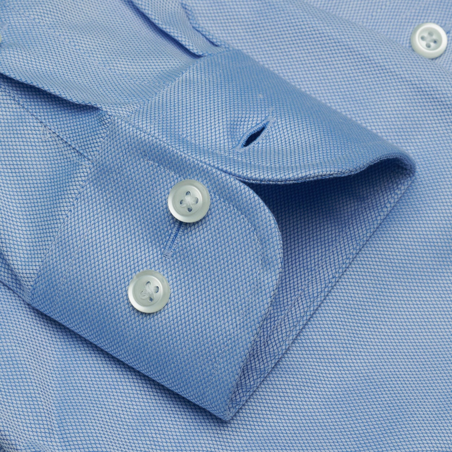 006 TF SC - Blue Royal Oxford Tailored Fit Spread Collar Dress Shirt Cooper and Stewart 