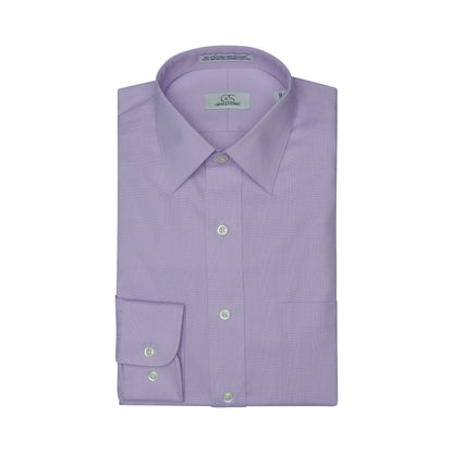 085 SC - Lavender Glen Plaid Spread Collar Dress Shirt Cooper and Stewart 