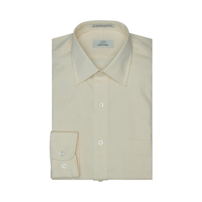 000 SC - Ecru Spread Collar Dress Shirt Cooper and Stewart 