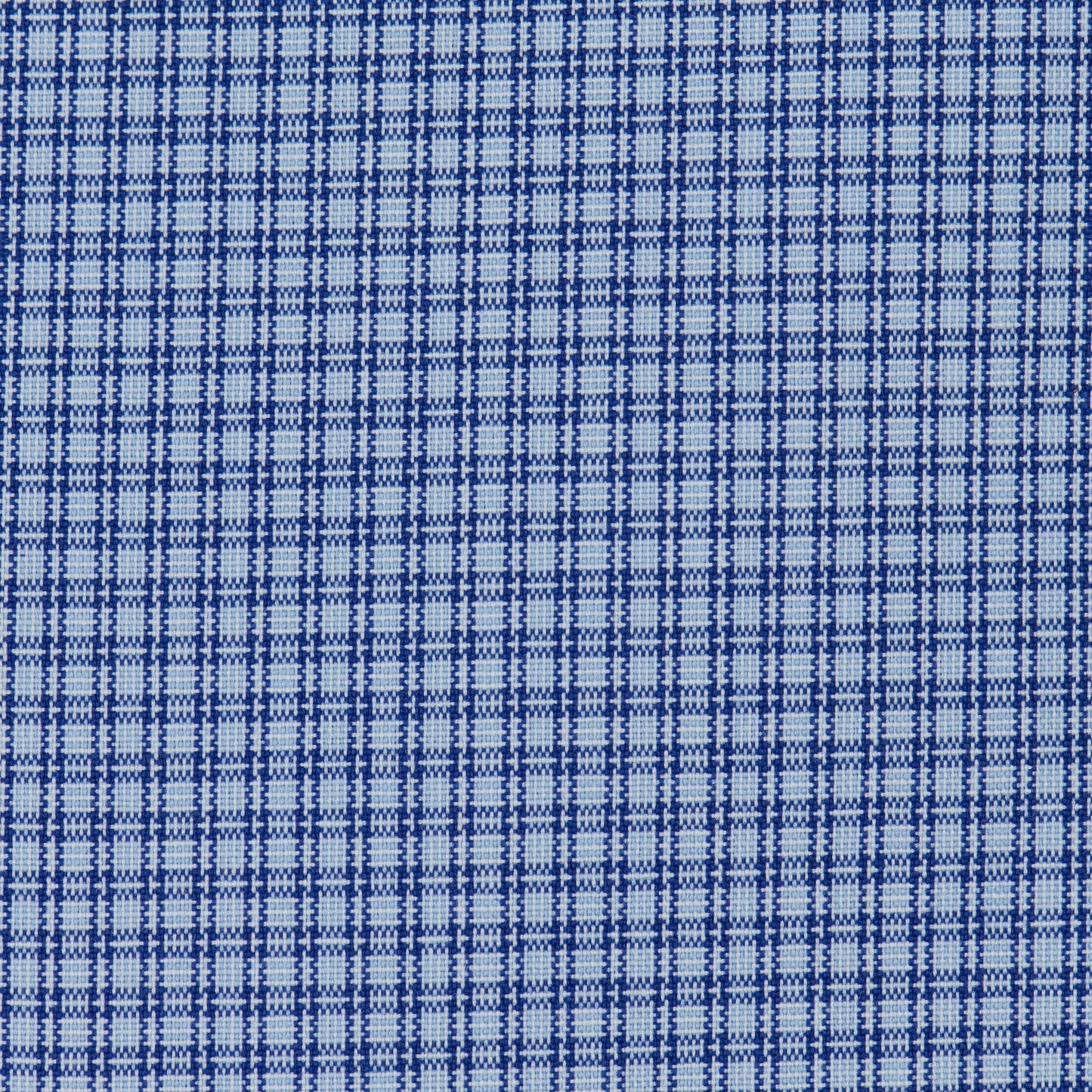 064 BD - Blue Double Line Check Button Down Collar Dress Shirt Cooper and Stewart 