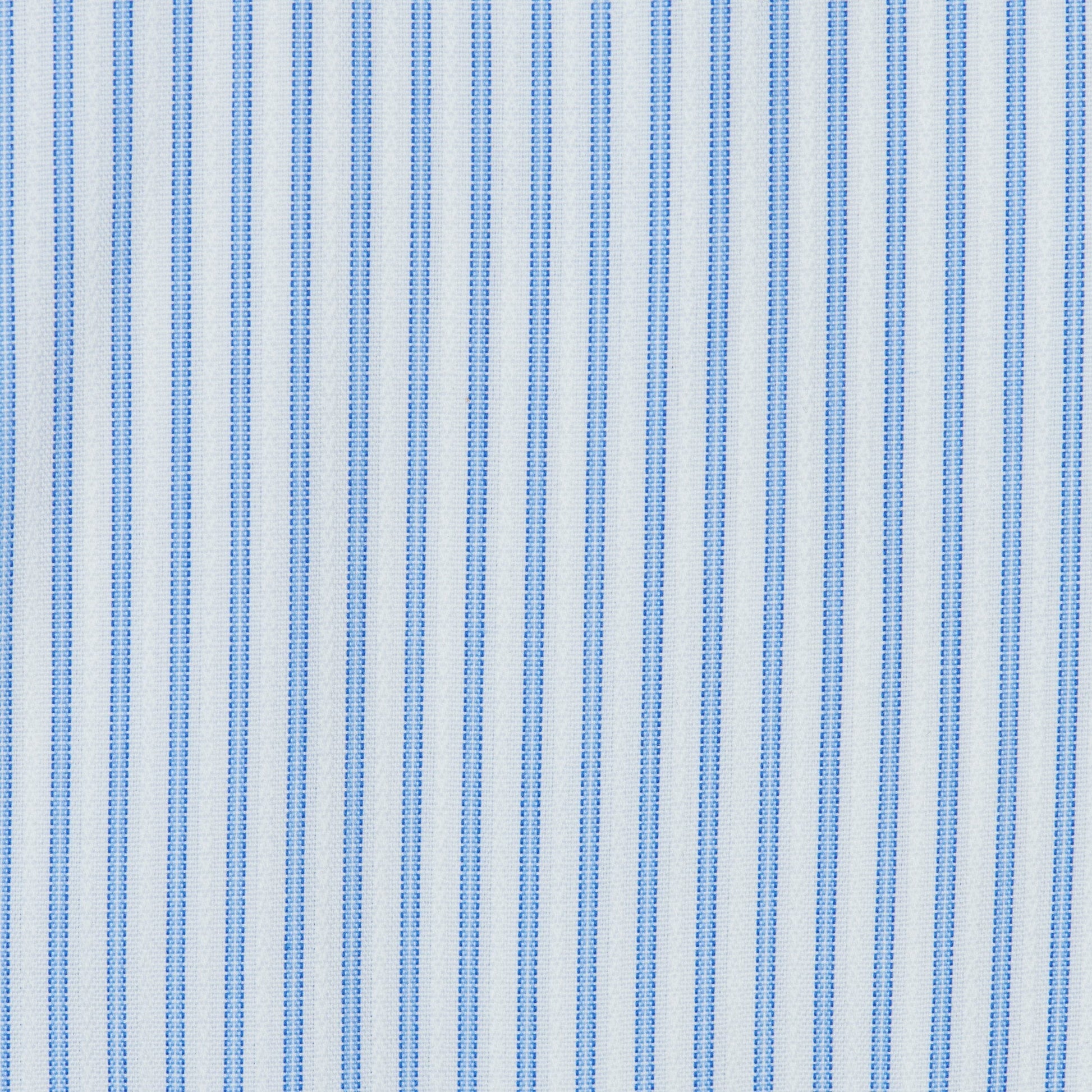 061 TF SC - Blue Satin Stripe Tailored Fit Spread Collar Cooper and Stewart 