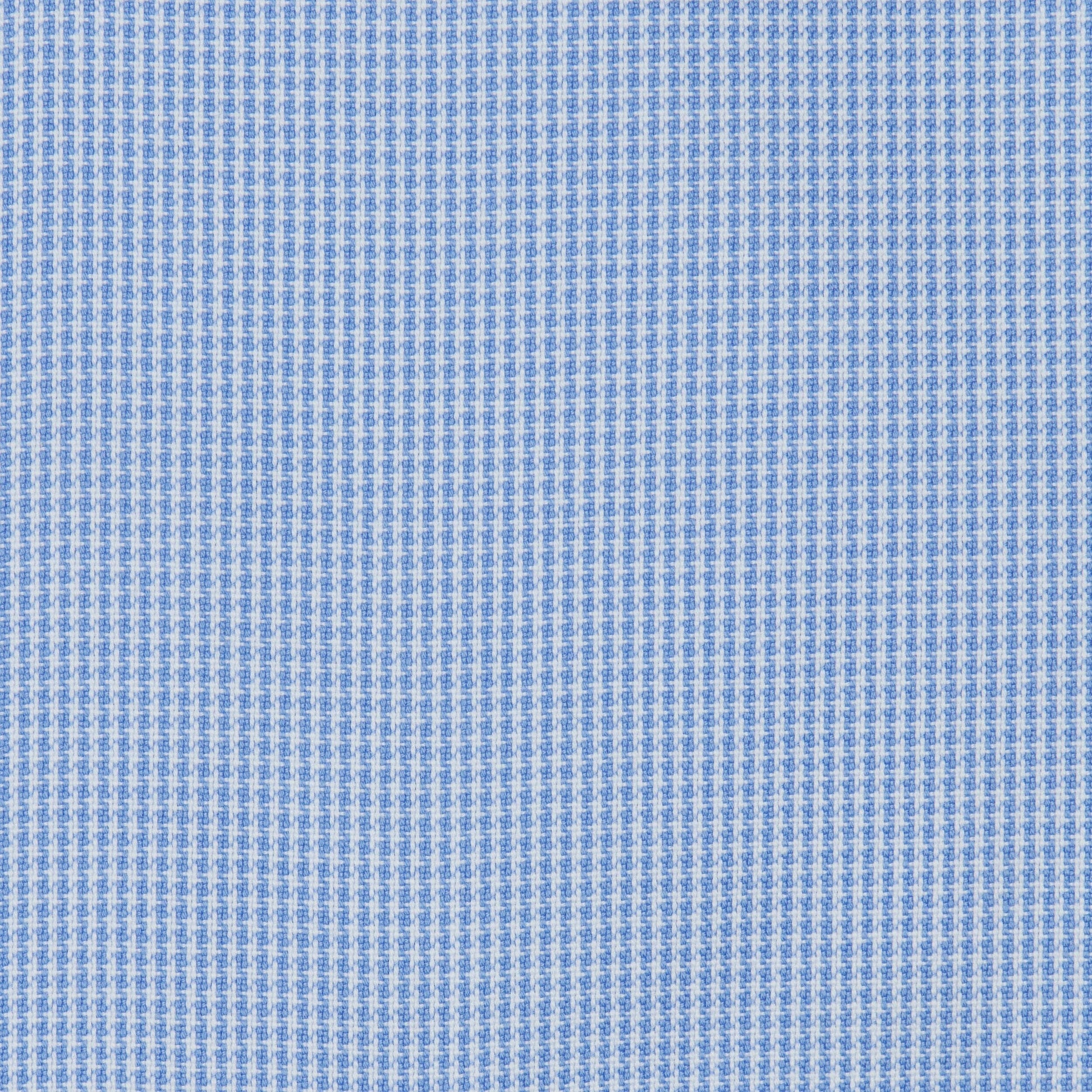 051 BD - Blue Houndstooth Button Down Collar Dress Shirt Cooper and Stewart 