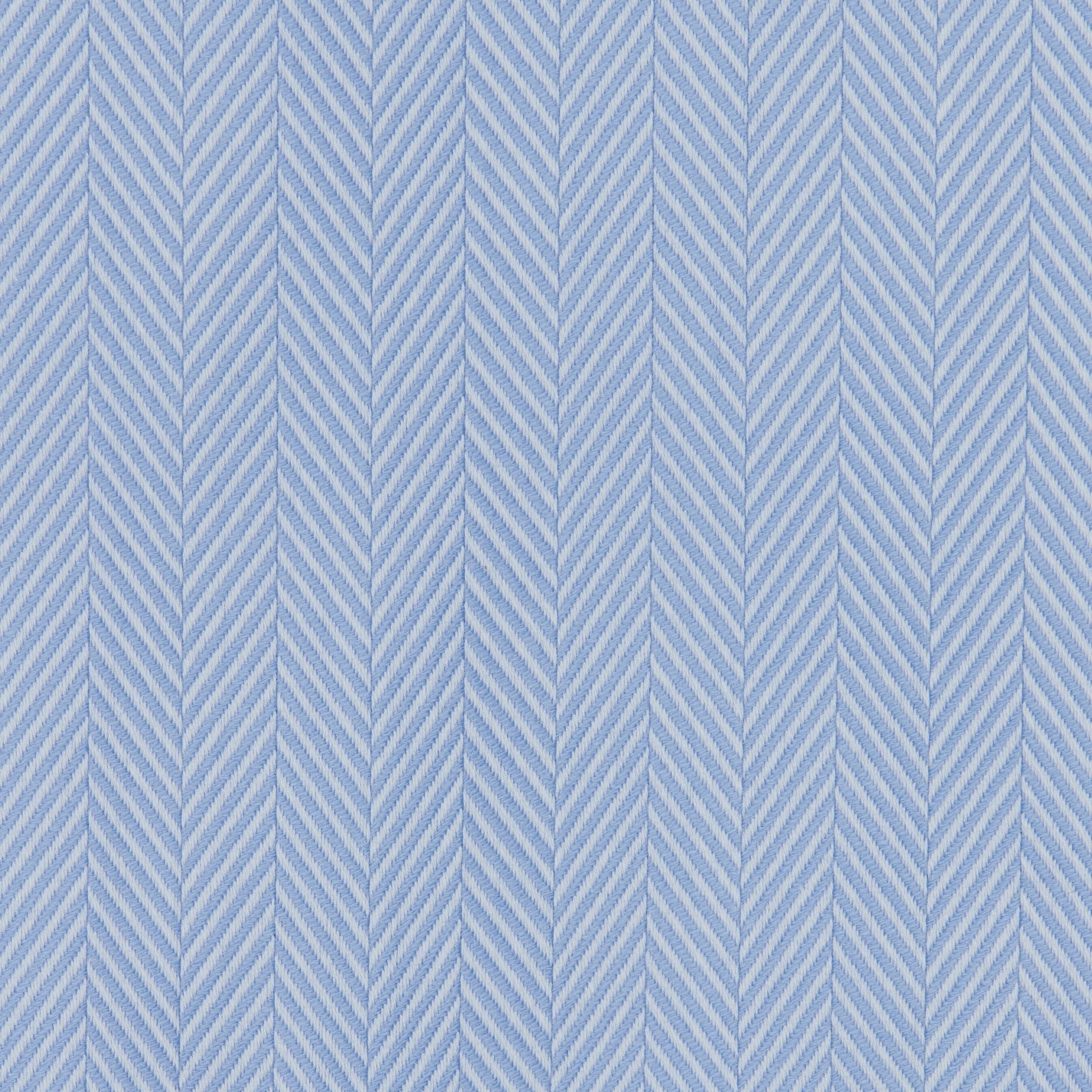009 TF SC - Blue Herringbone Tailored Fit Spread Collar Dress Shirt Cooper and Stewart 