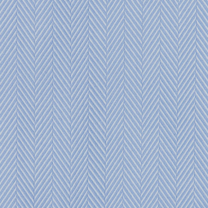 009 TF SC - Blue Herringbone Tailored Fit Spread Collar Dress Shirt Cooper and Stewart 