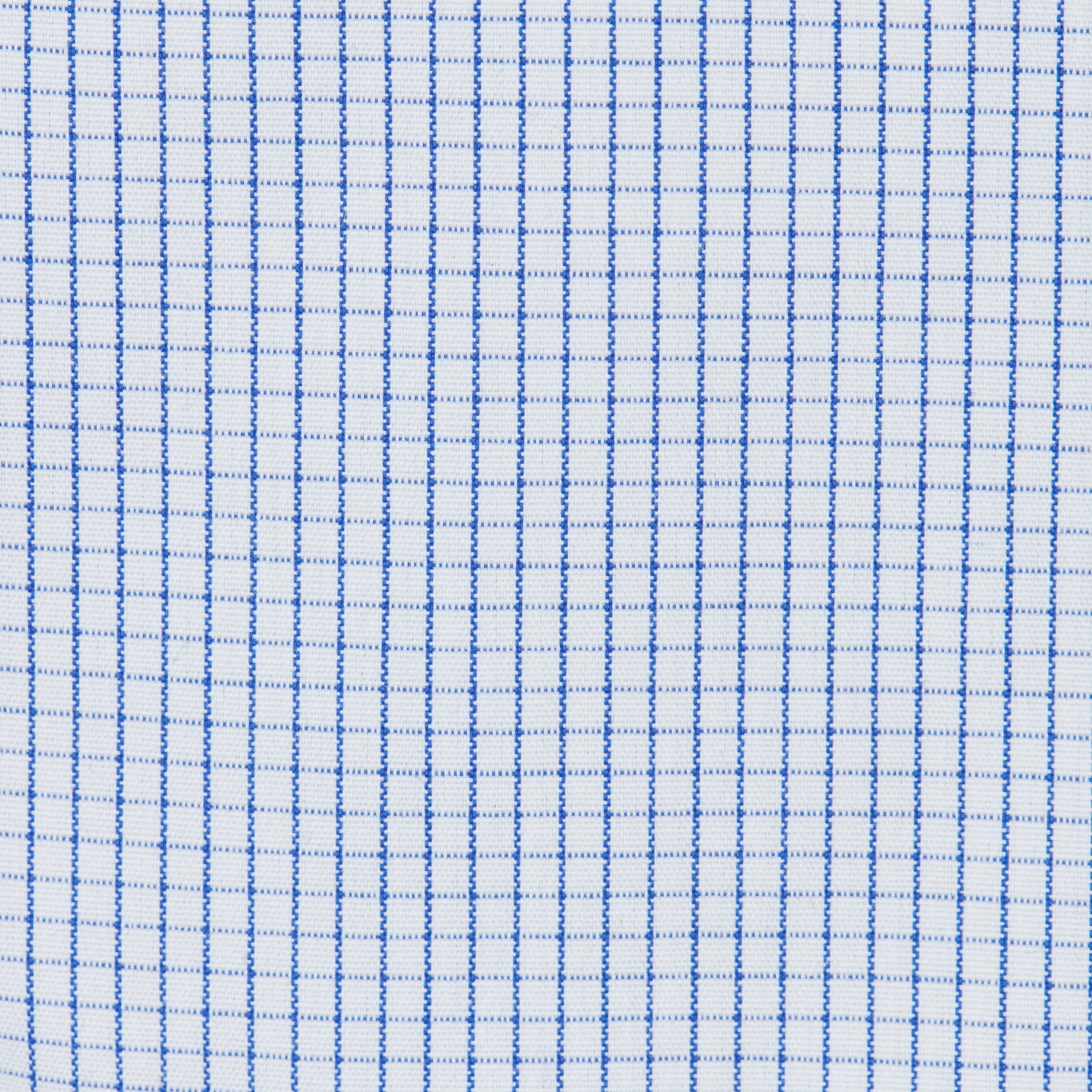 017 TF SC - Blue Graph Check Tailored Fit Spread Collar Cooper and Stewart 