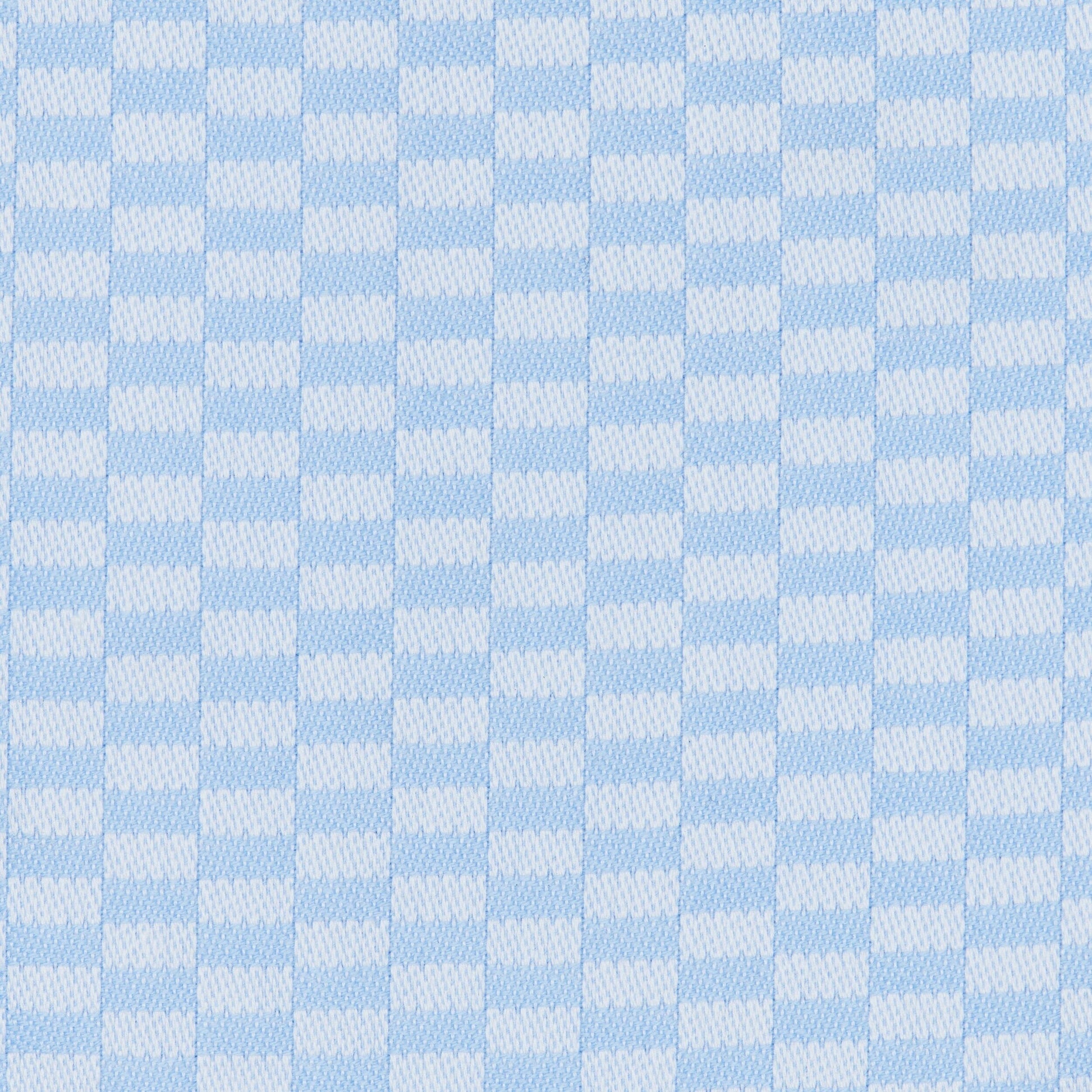 044 TF SC - Blue Tonal Check Tailored Fit Spread Collar Dress Shirt Cooper and Stewart 